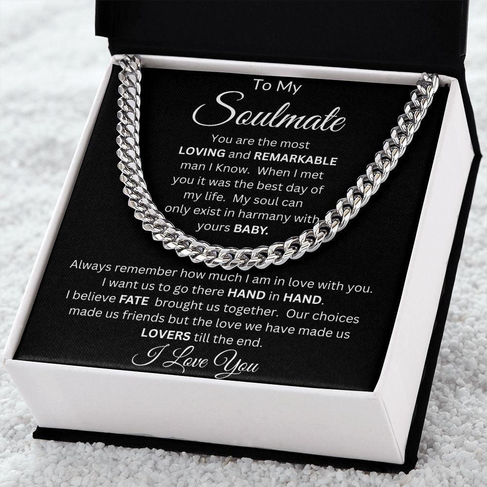 To My Soulmate | Cuban Link Chain