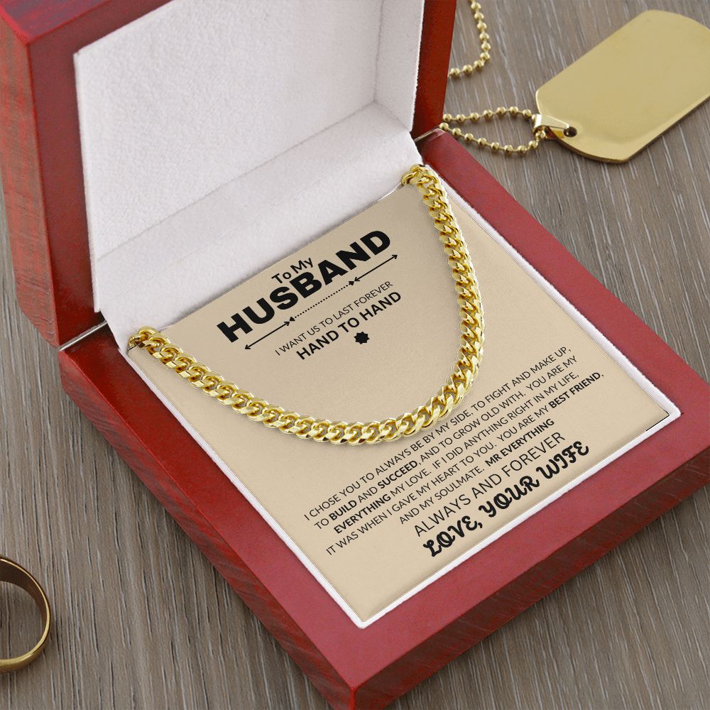 To My Husband | Cuban Link Chain