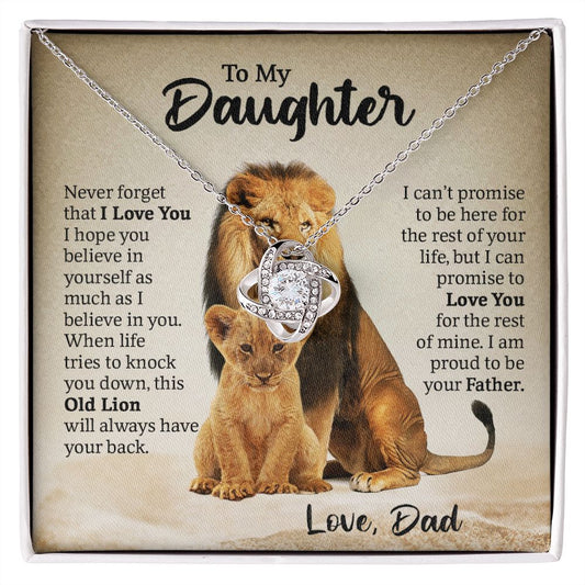 My Daughter | This Old Lion - Love Knot Necklace