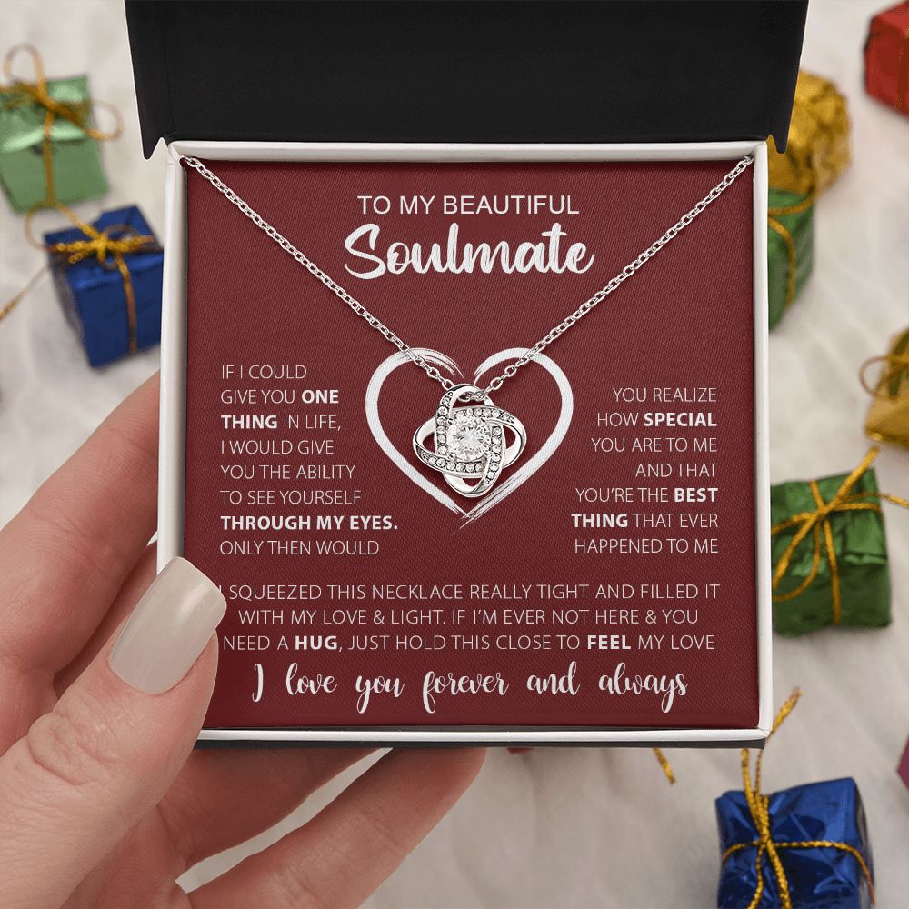 My Beautiful Soulmate | Love & Light - Love Knot Necklace