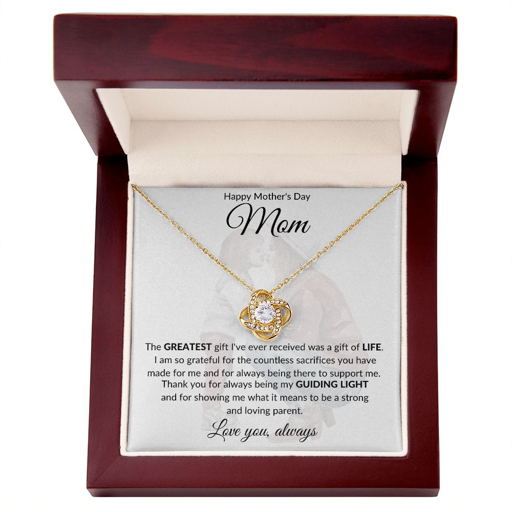 Love Knot Necklace (Yellow & White Variants)
