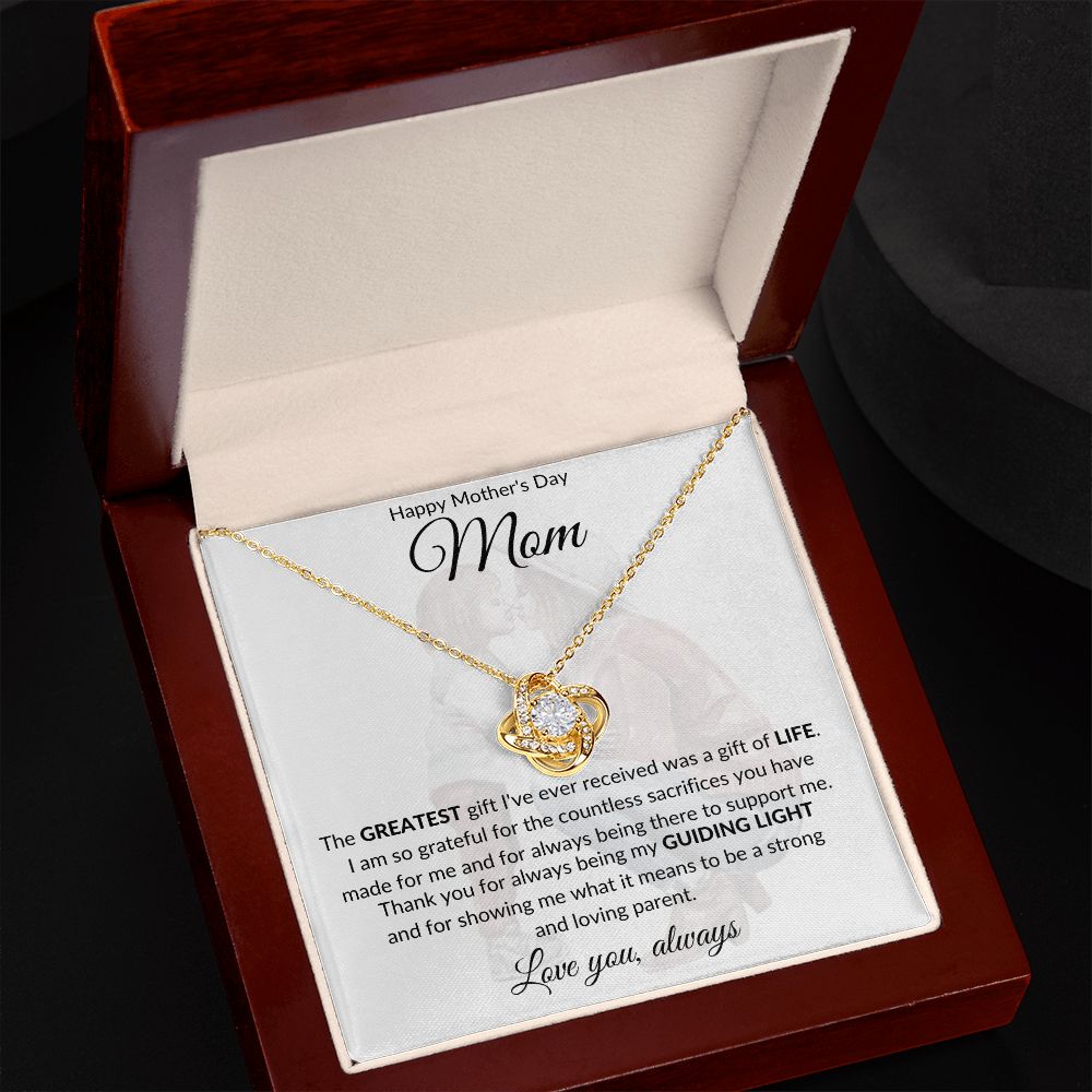 Love Knot Necklace (Yellow & White Variants)