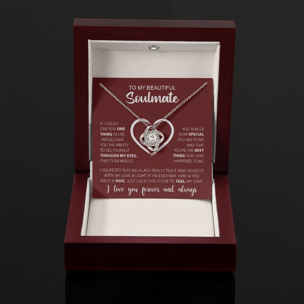 My Beautiful Soulmate | Love & Light - Love Knot Necklace