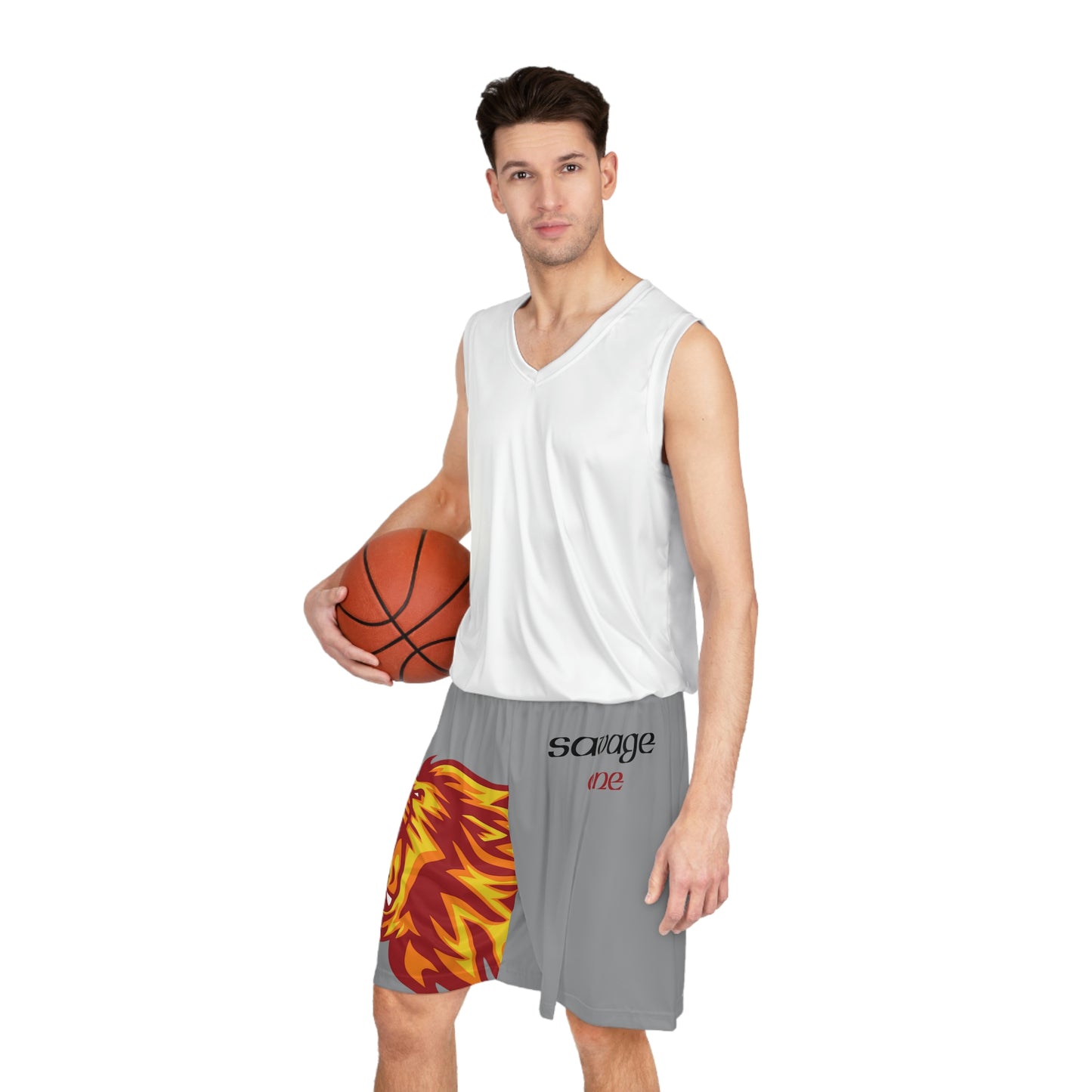 Savage ONE Basketball Shorts (Grey)