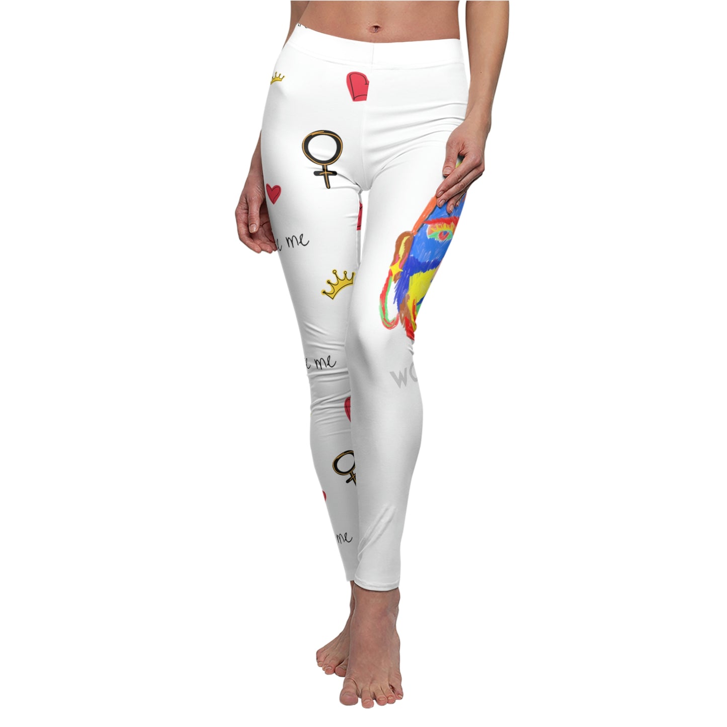 Women's Happy Love Casual Leggings