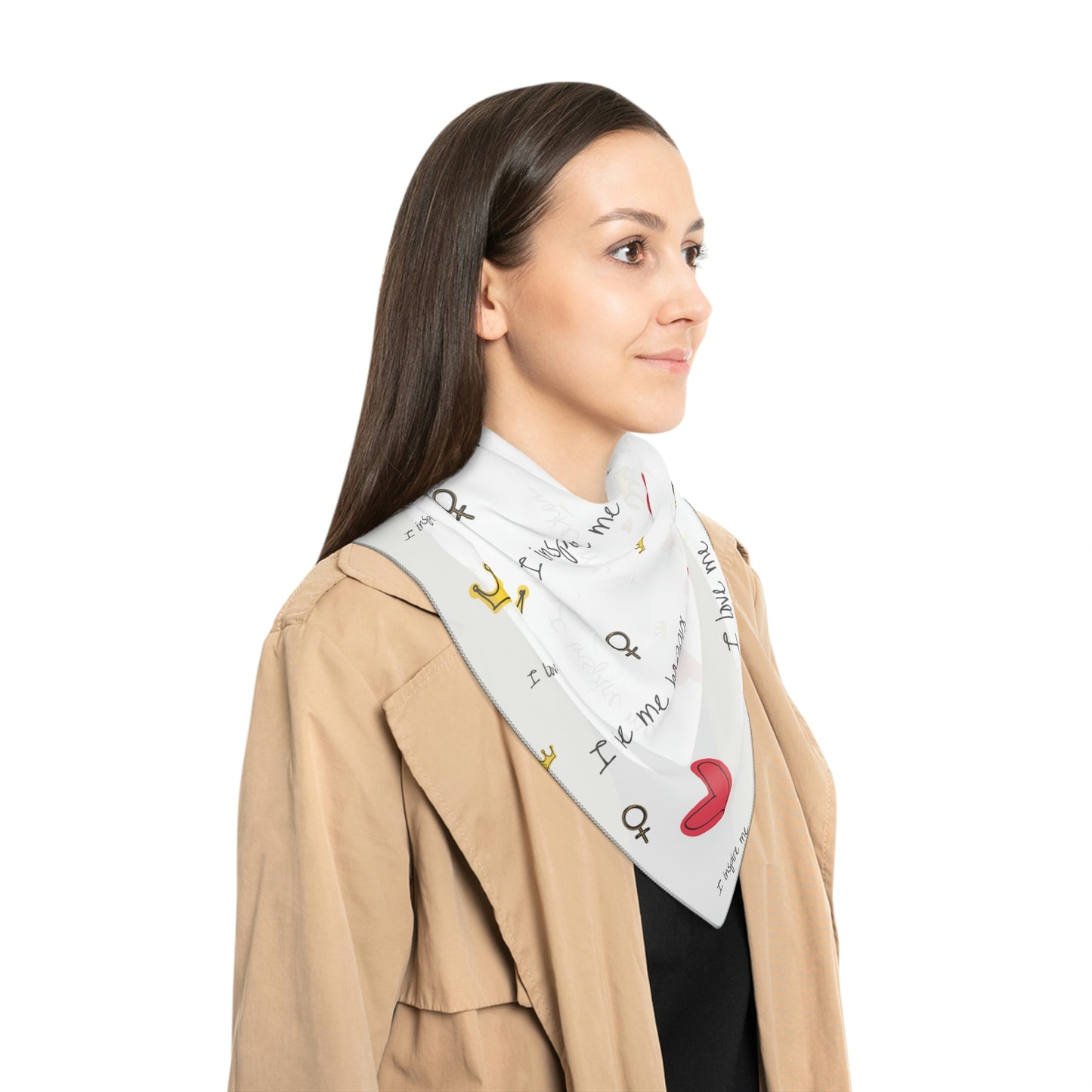 Inspired Love Me  Poly Scarf