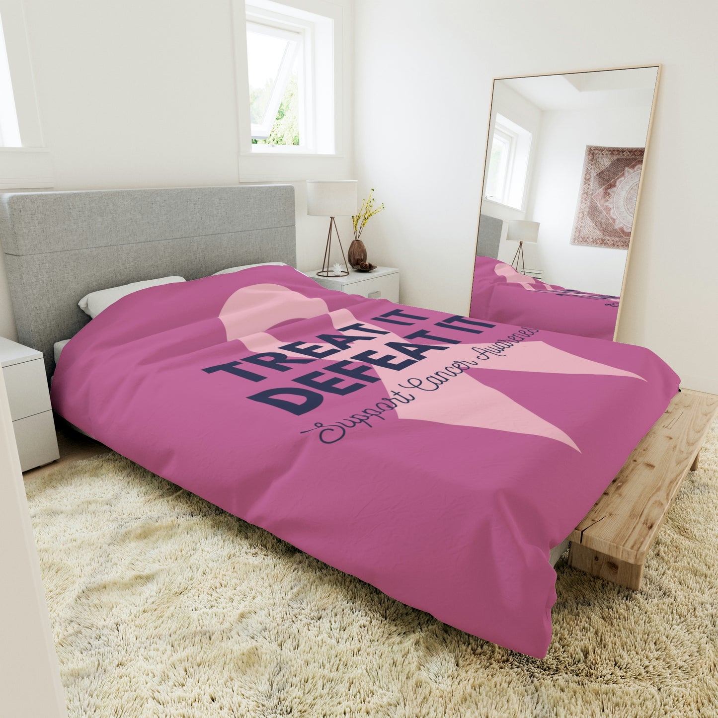 Cancer Awareness Duvet Cover