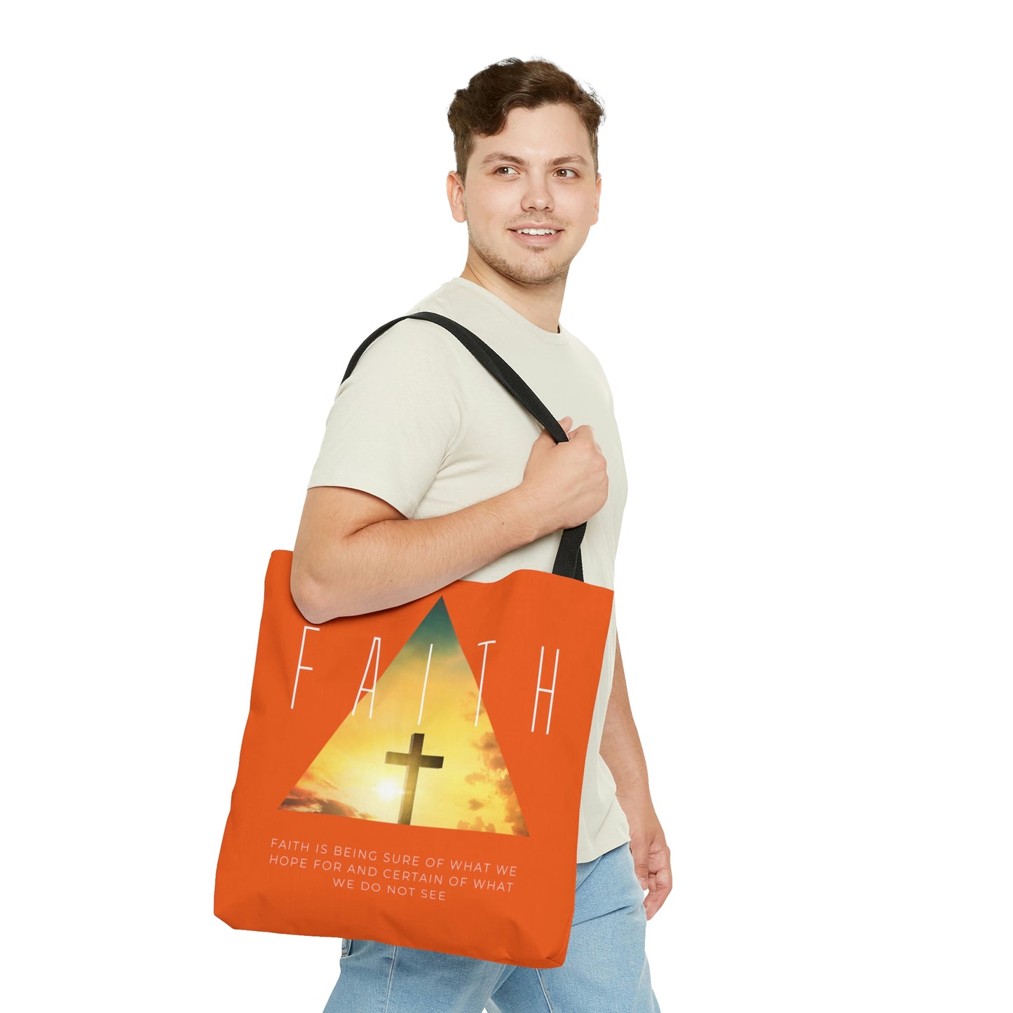 Faith Tote Bag (Orange)