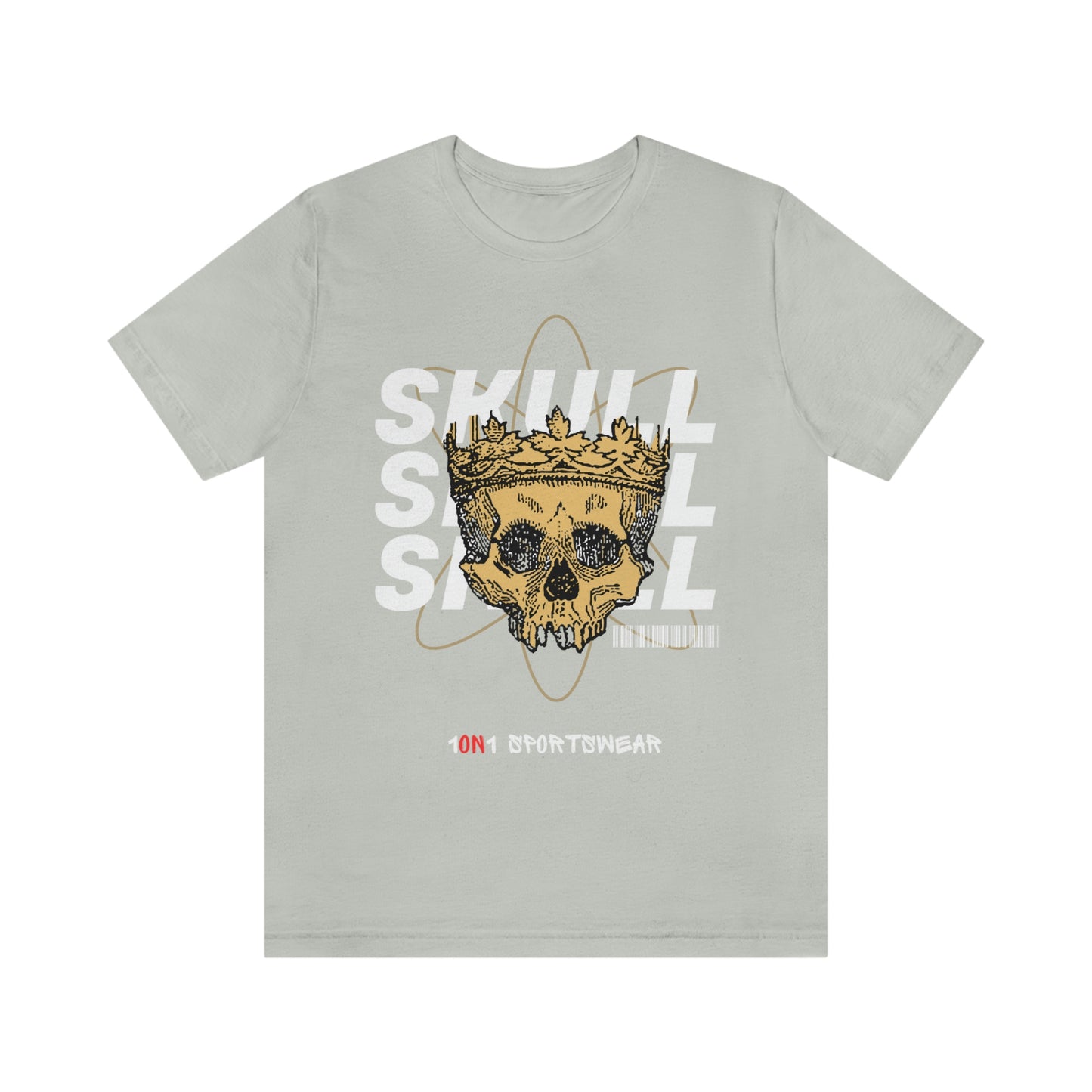 Unisex Skull Jersey Short Sleeve Tee