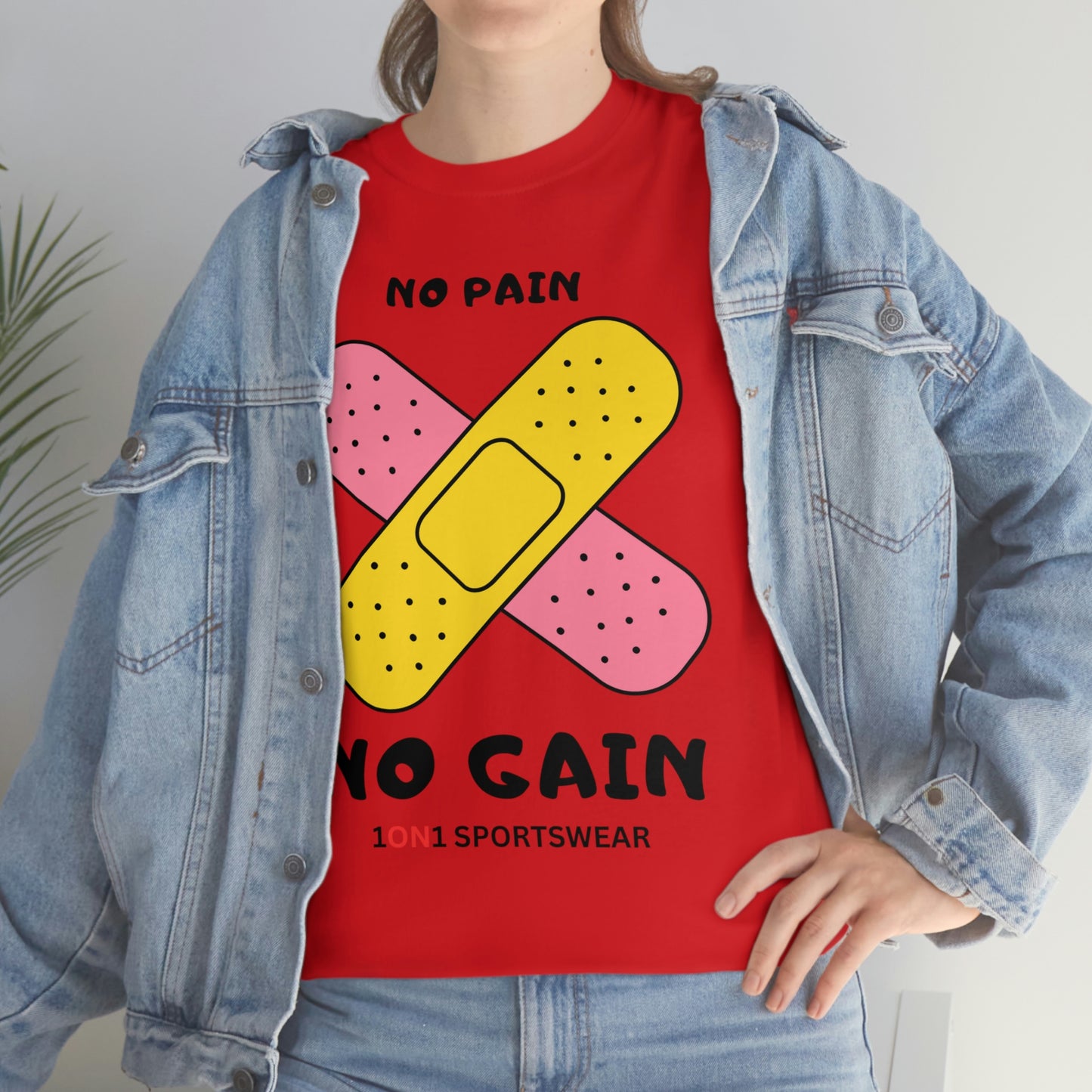 No Pain No Gain Heavy Cotton Tee