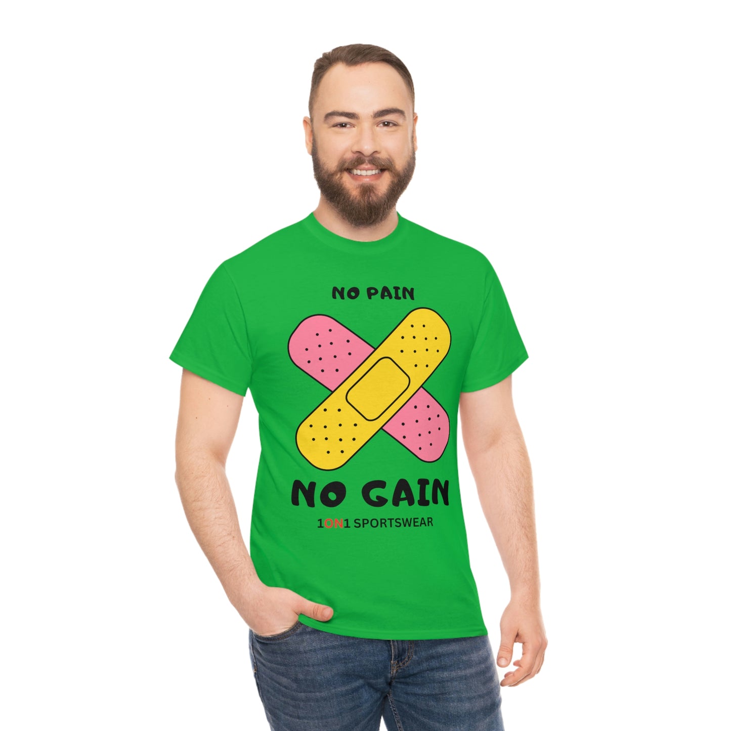 No Pain No Gain Heavy Cotton Tee