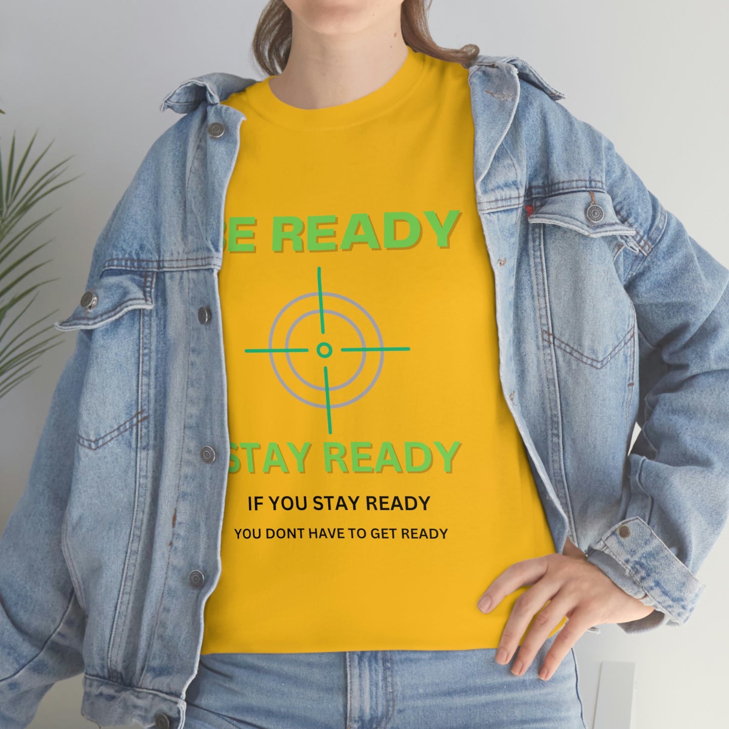 Be ready Unisex Heavy Cotton Tee