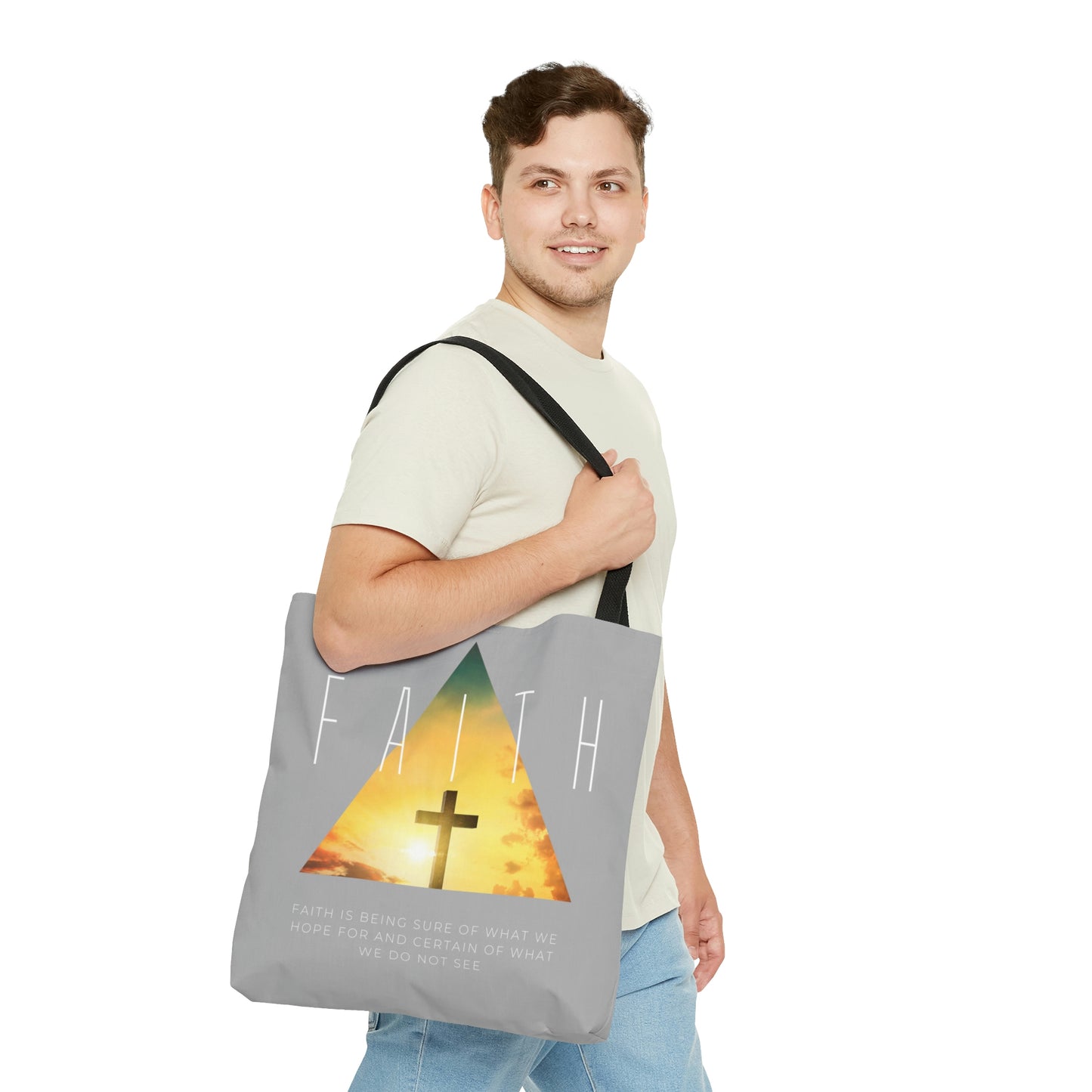 Faith Tote Bag (Grey)