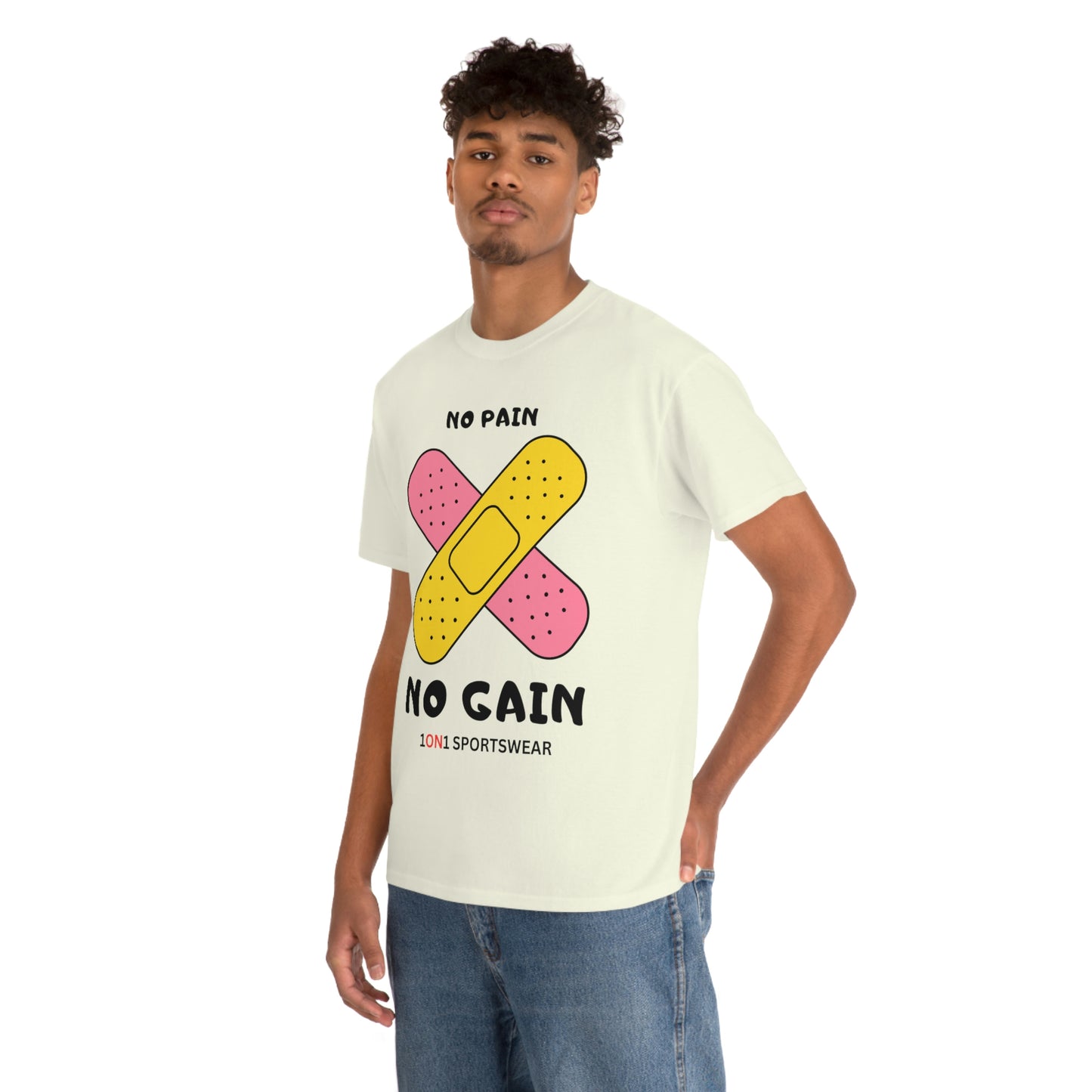 No Pain No Gain Heavy Cotton Tee