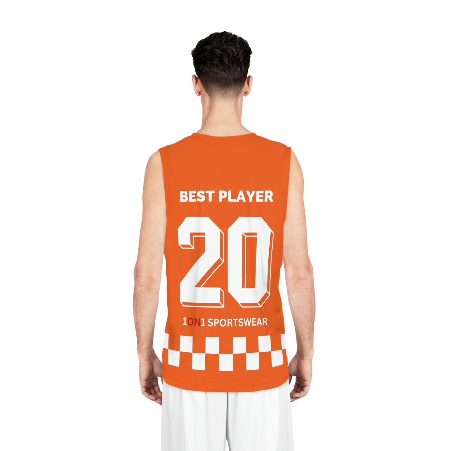 Get Served Basketball Jersey (Orange)