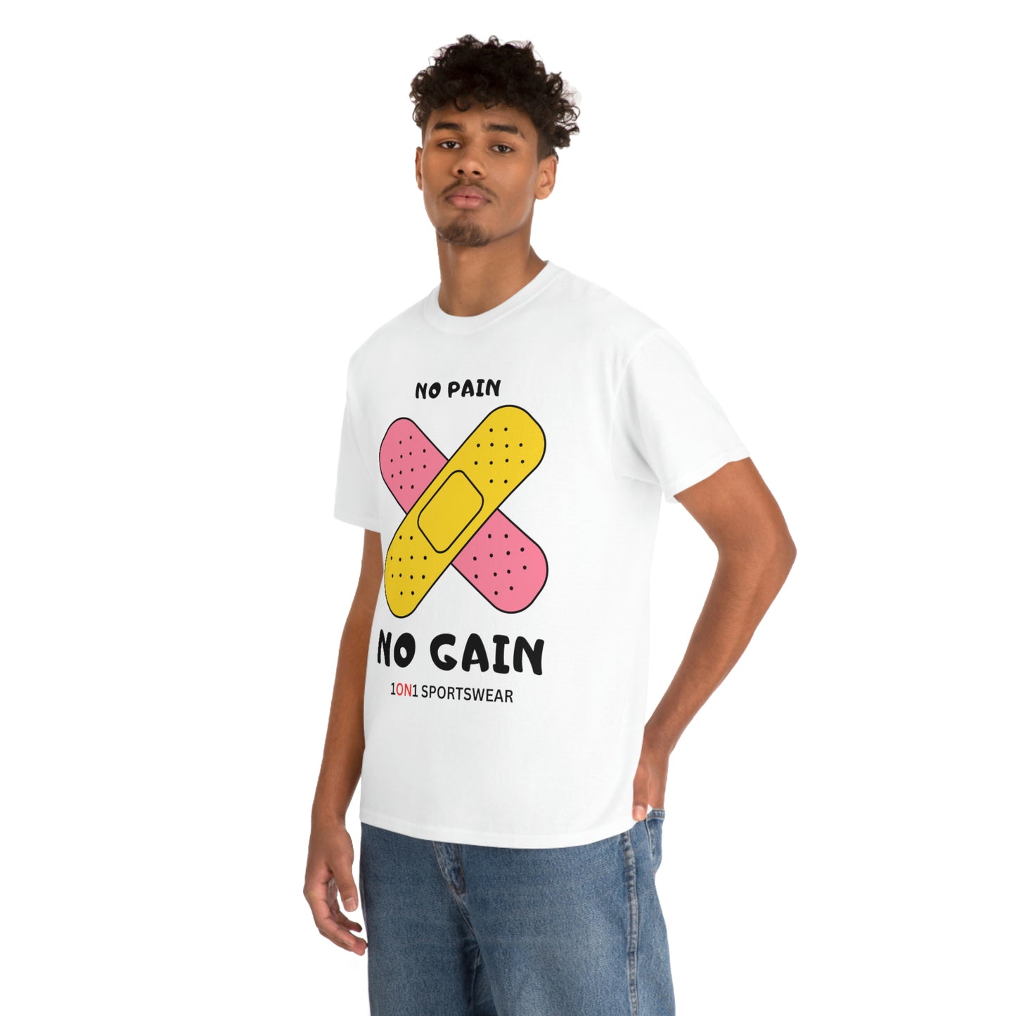 No Pain No Gain Heavy Cotton Tee