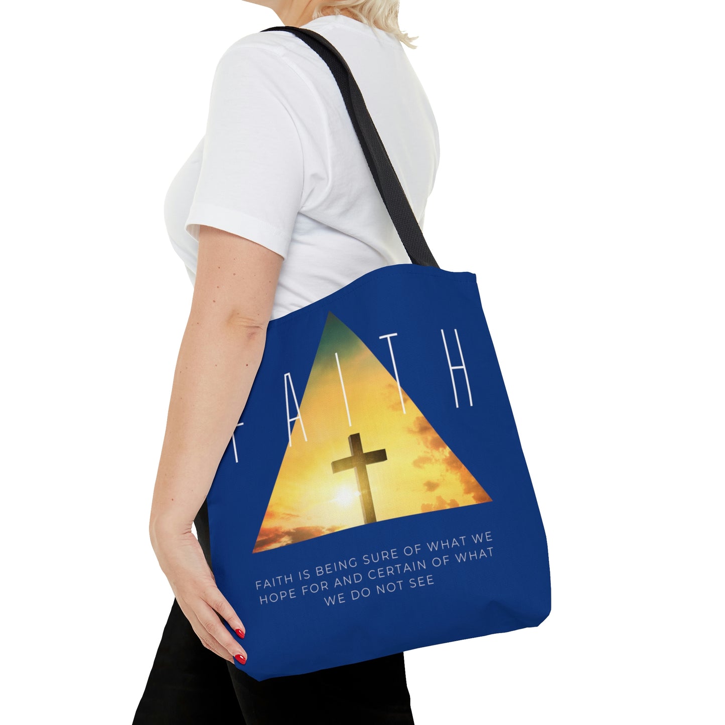 Faith Tote Bag (Blue)