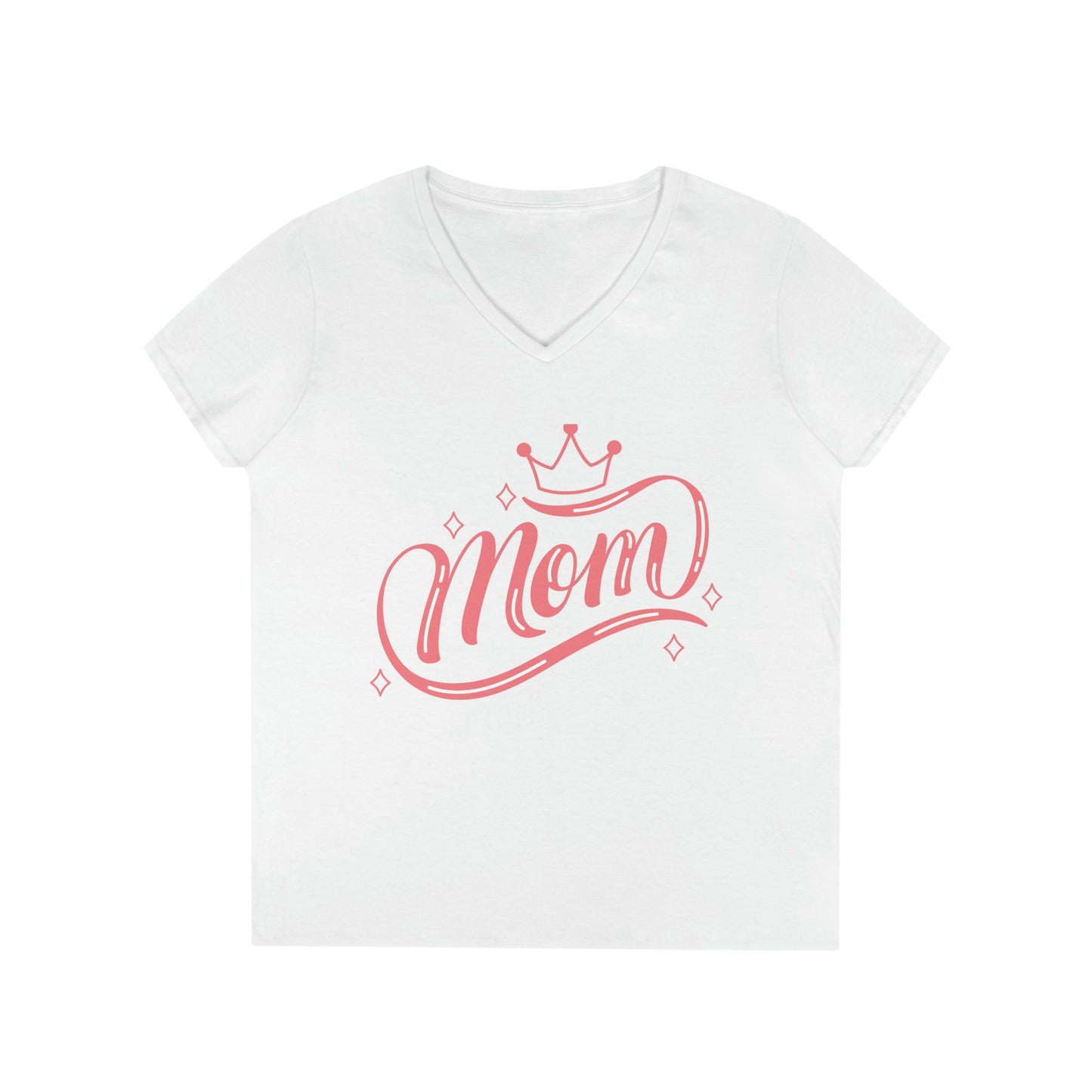 Mother's Day V-Neck T-Shirt (White)