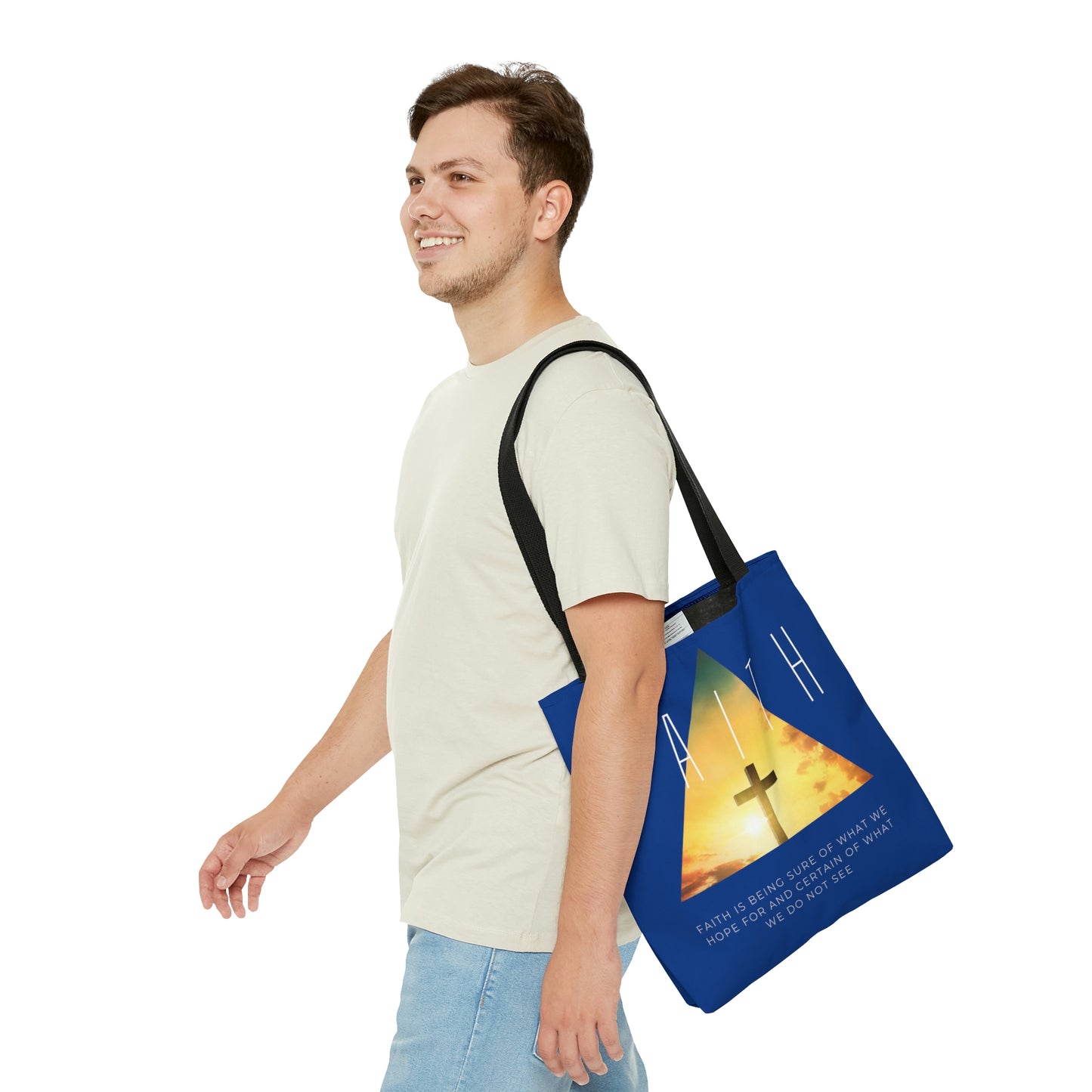 Faith Tote Bag (Blue)