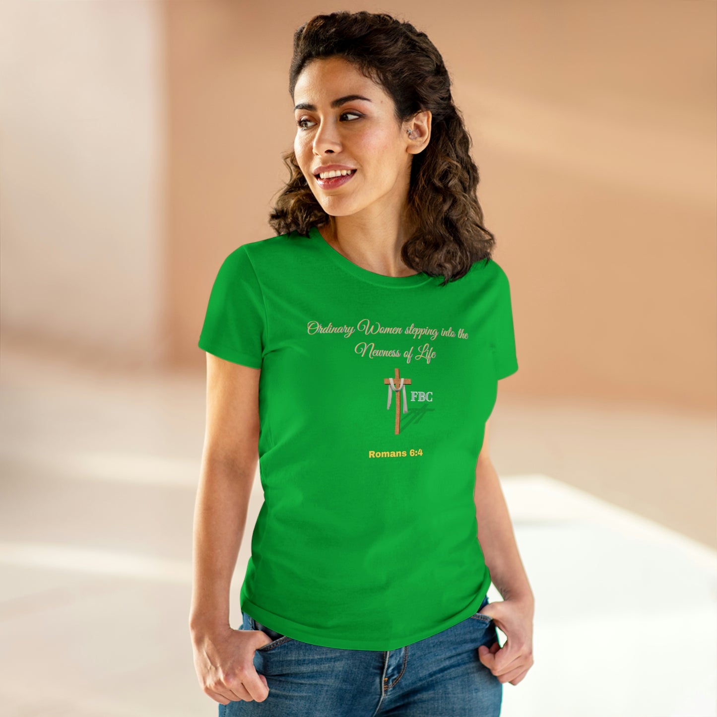 FBC Women's Midweight Cotton Tee