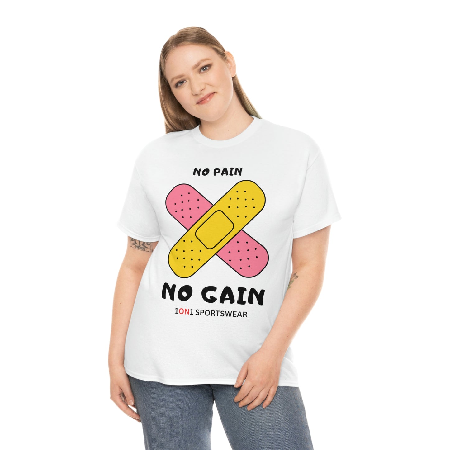 No Pain No Gain Heavy Cotton Tee