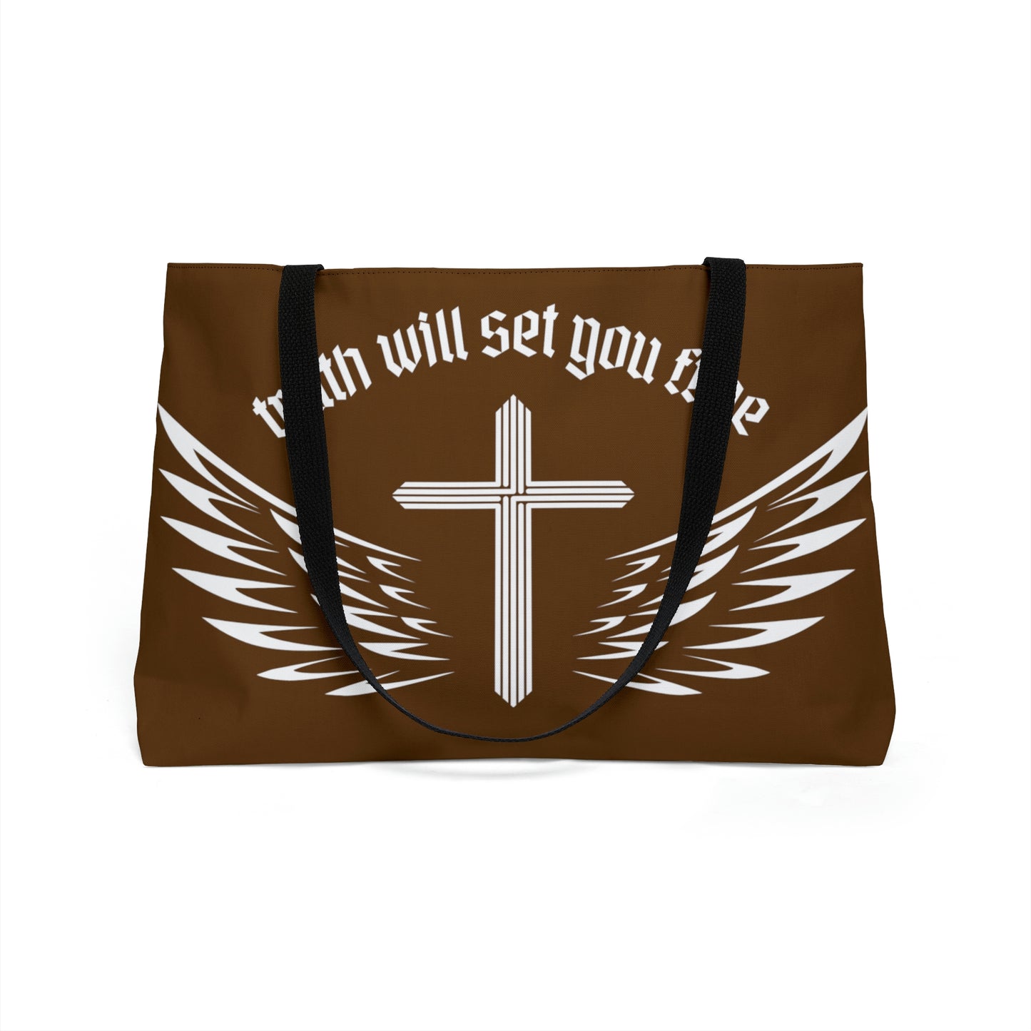 Truth Weekender Tote Bag (Brown)