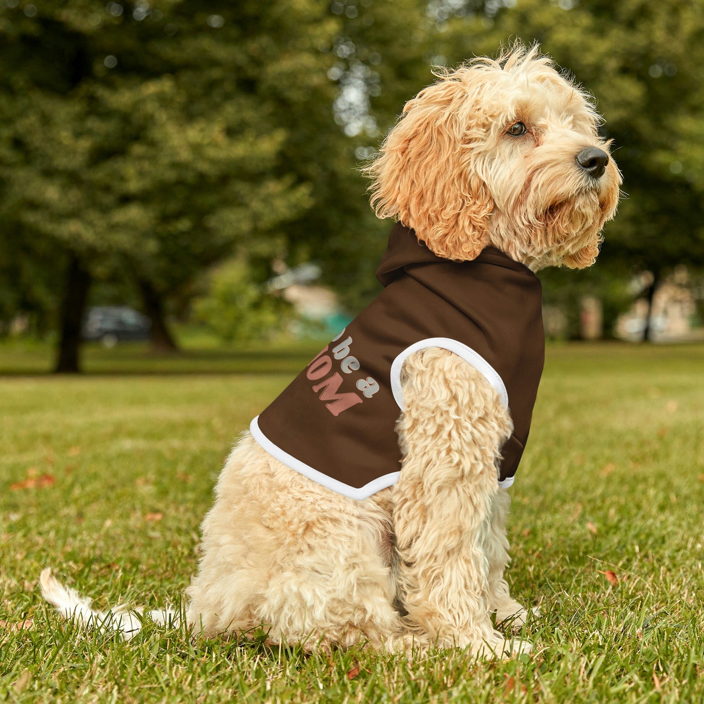 Dark Brown Dog Hoodie