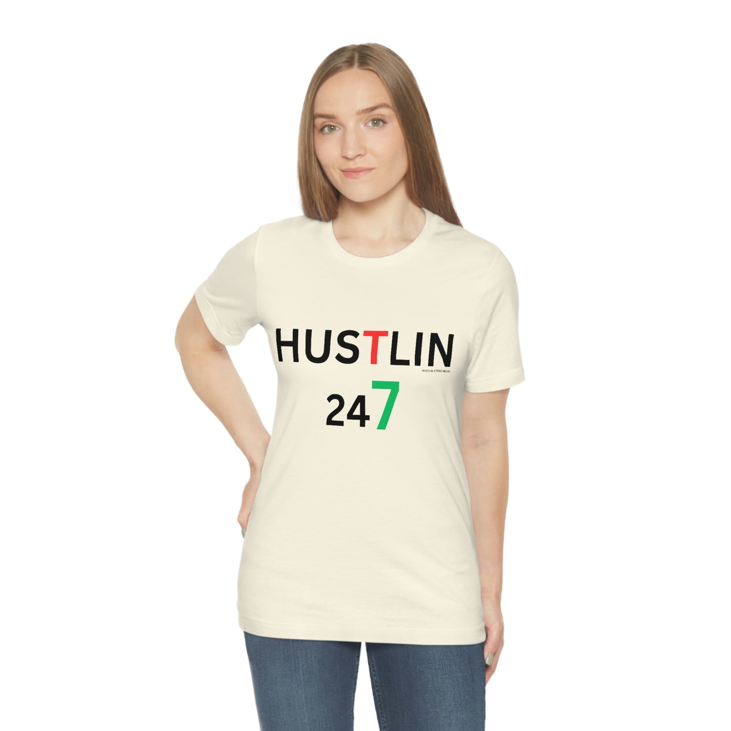 Unisex Hustlin Jersey Short Sleeve Tee