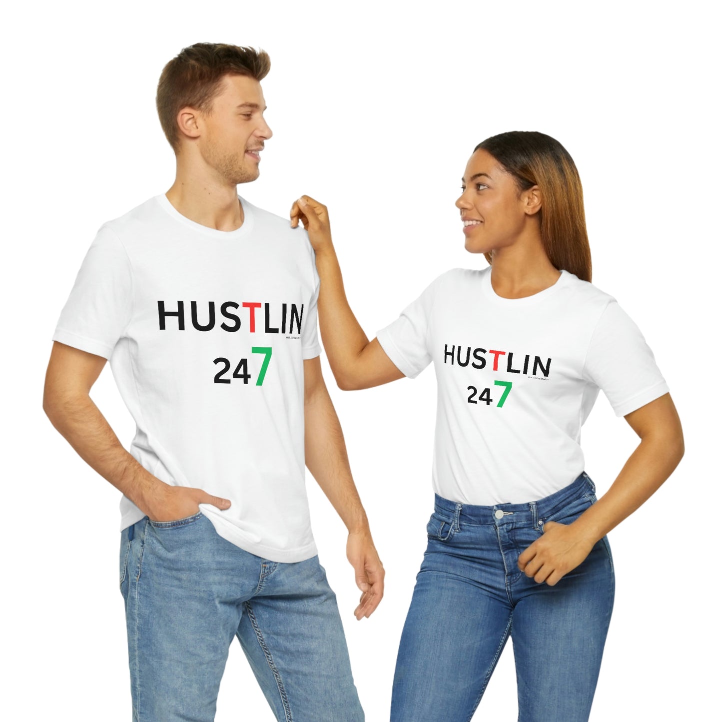 Unisex Hustlin Jersey Short Sleeve Tee