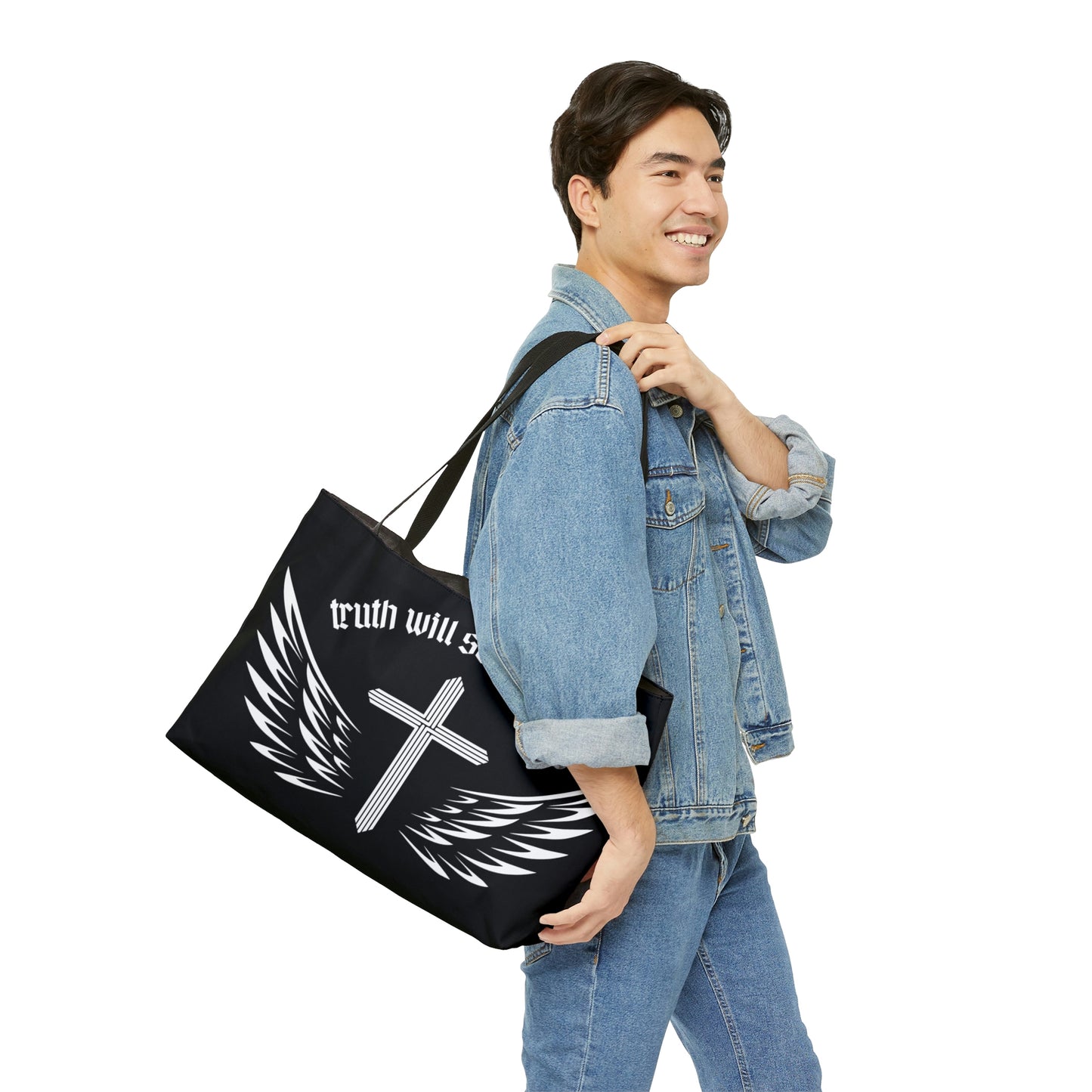 Truth Weekender Tote Bag (Black)