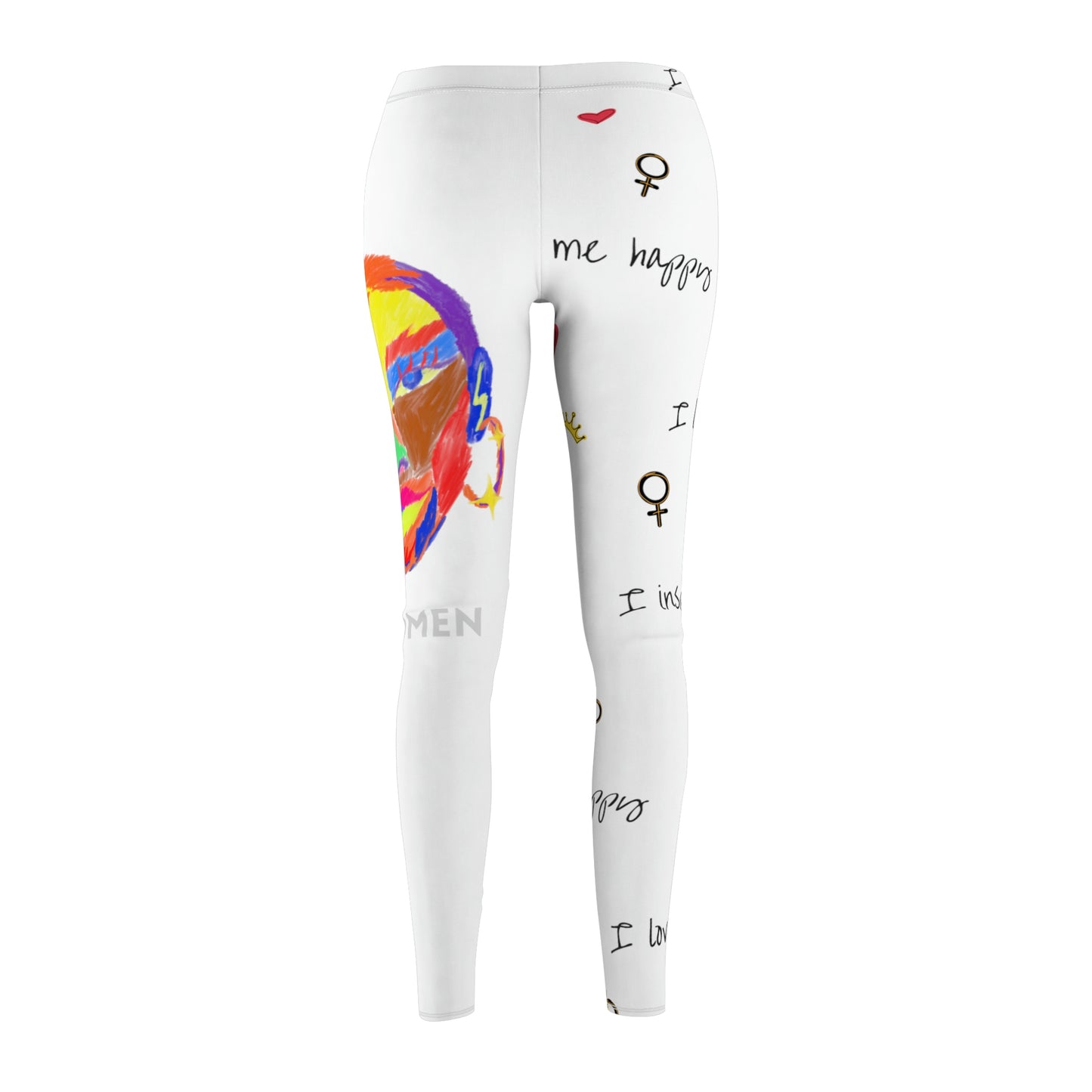 Women's Happy Love Casual Leggings