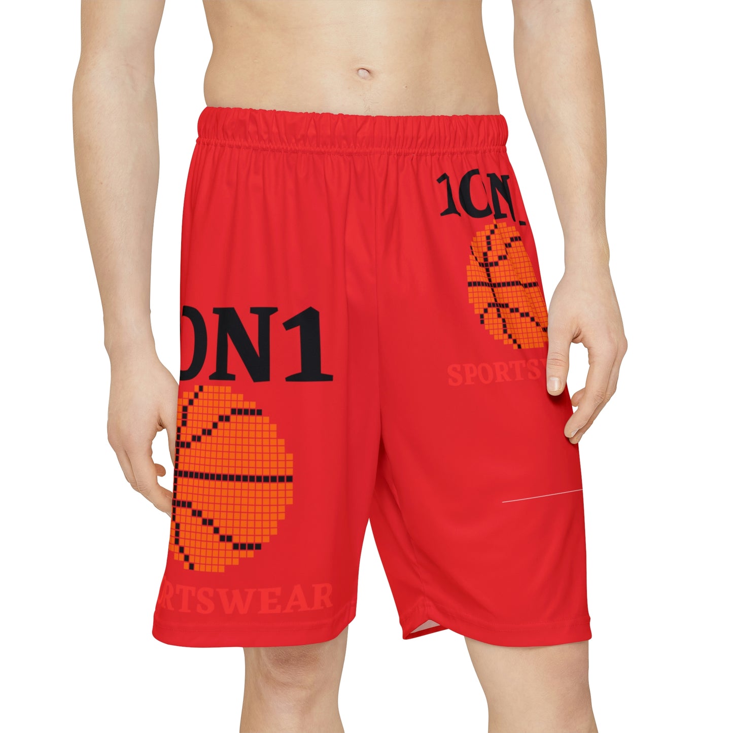 Men’s Sports Shorts (Red)