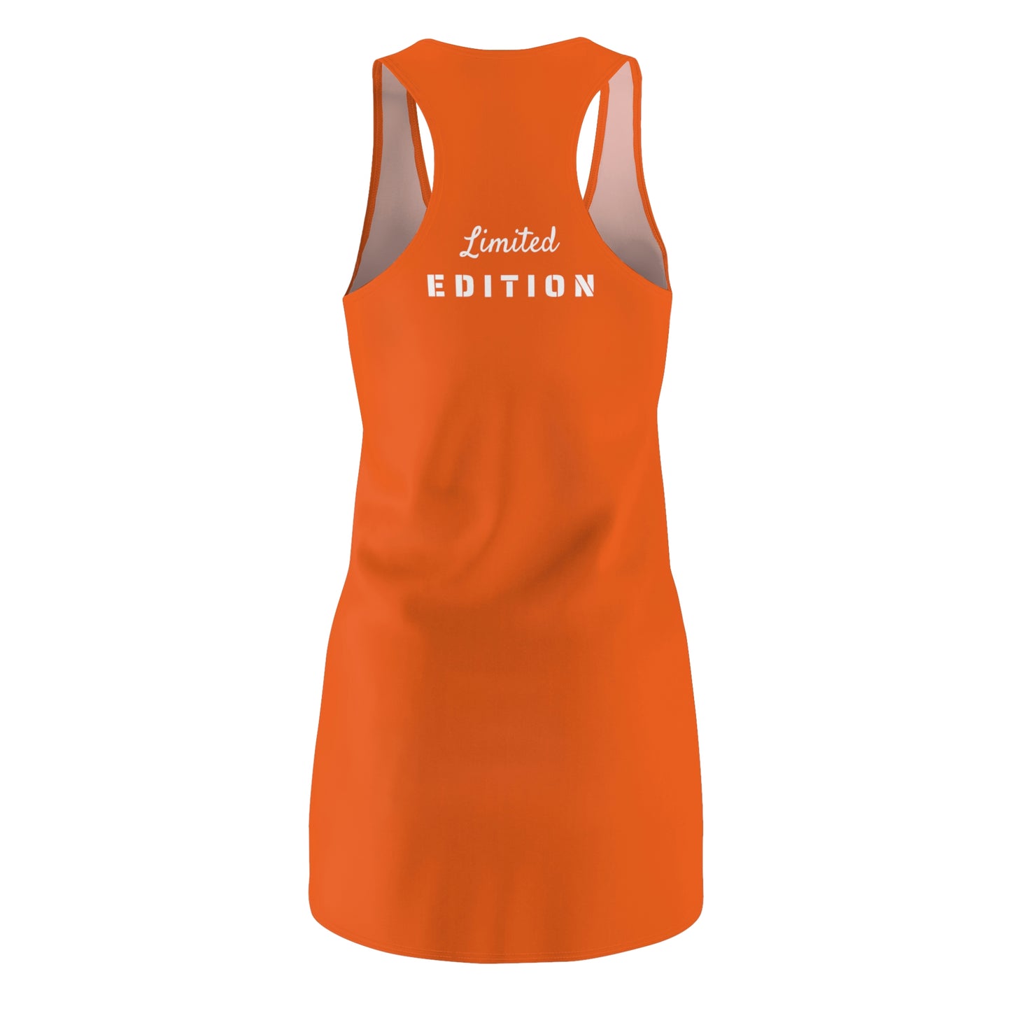 Summer Women's Cut & Sew Racerback Dress (Orange)