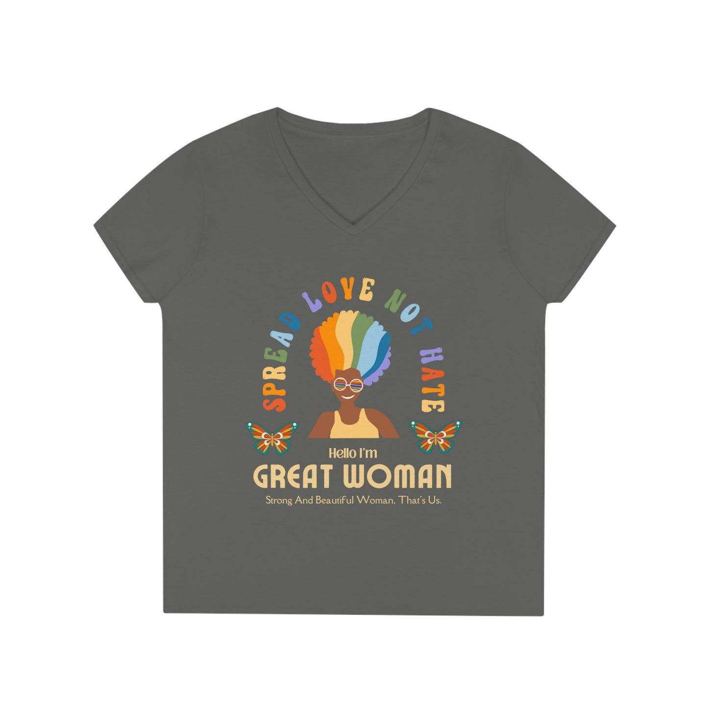 Ladies' Great Women V-Neck T-Shirt