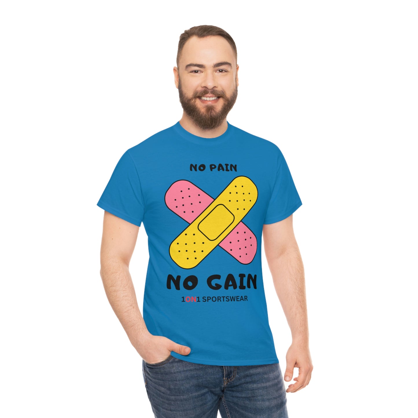 No Pain No Gain Heavy Cotton Tee