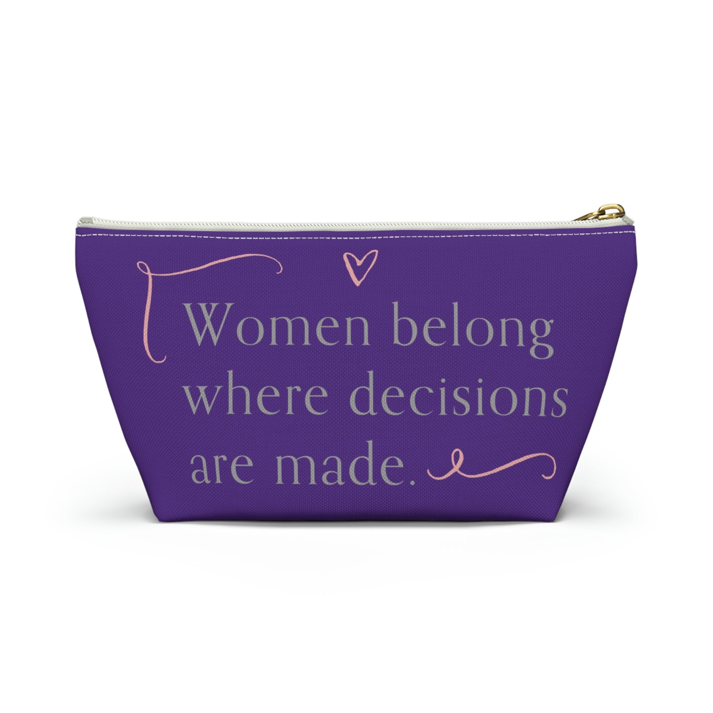 Accessory Purple Pouch w T-bottom