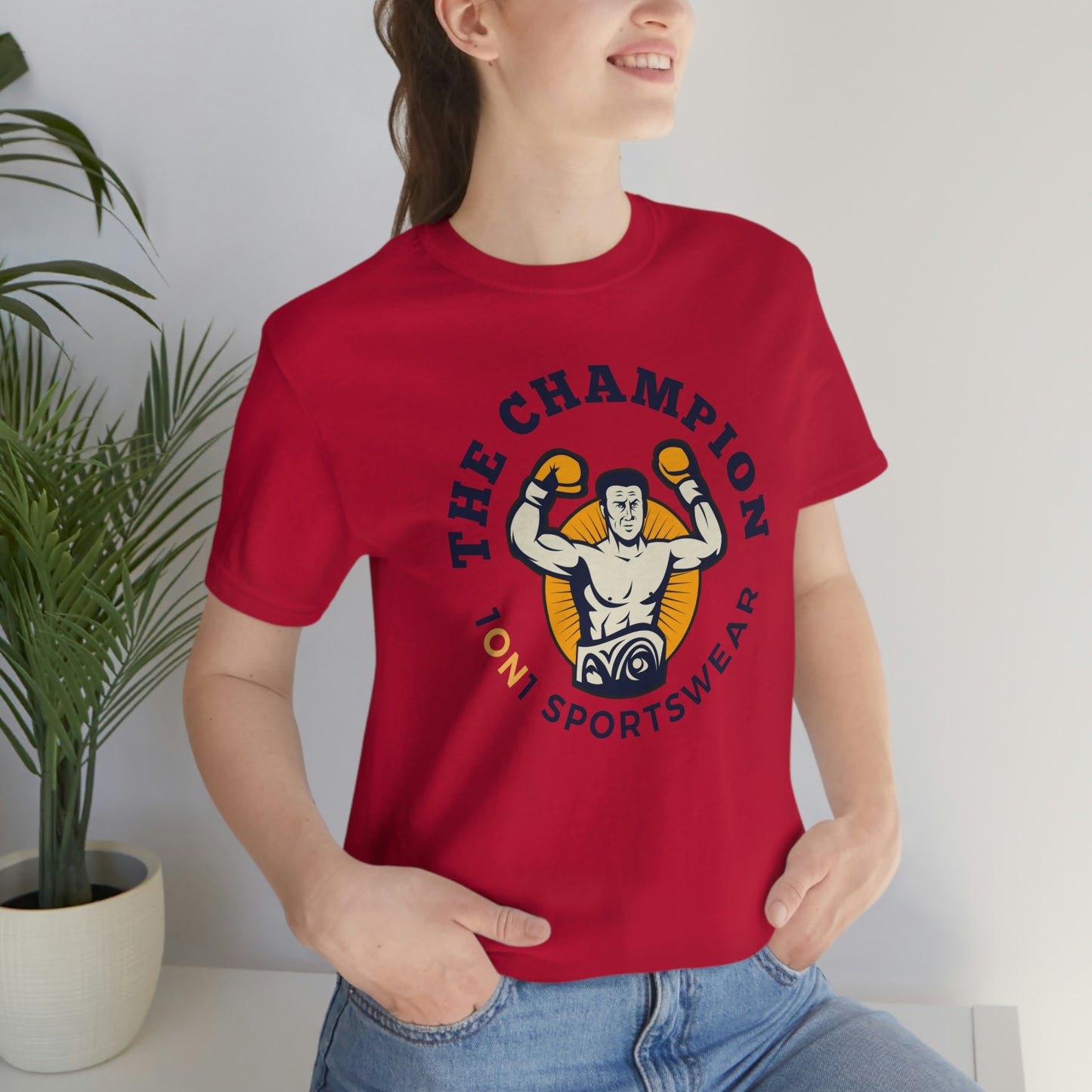 The Champion Unisex Jersey Short Sleeve Tee