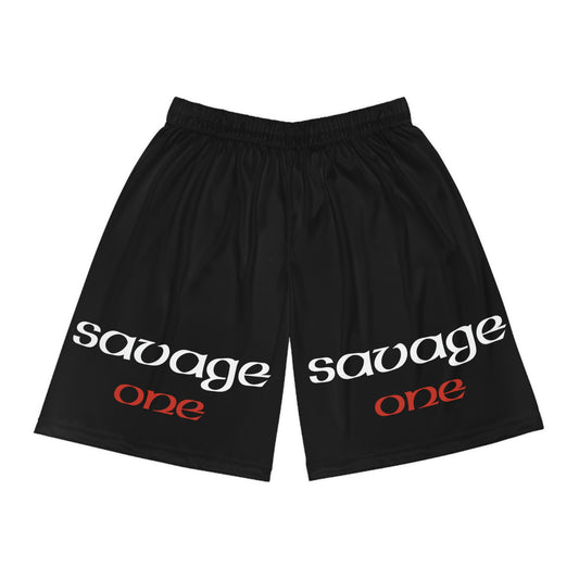 Savage ONE Basketball Shorts (Black)