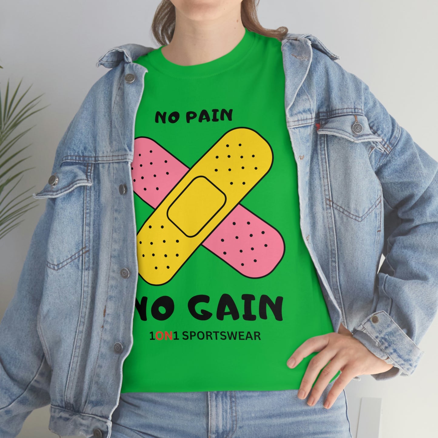 No Pain No Gain Heavy Cotton Tee