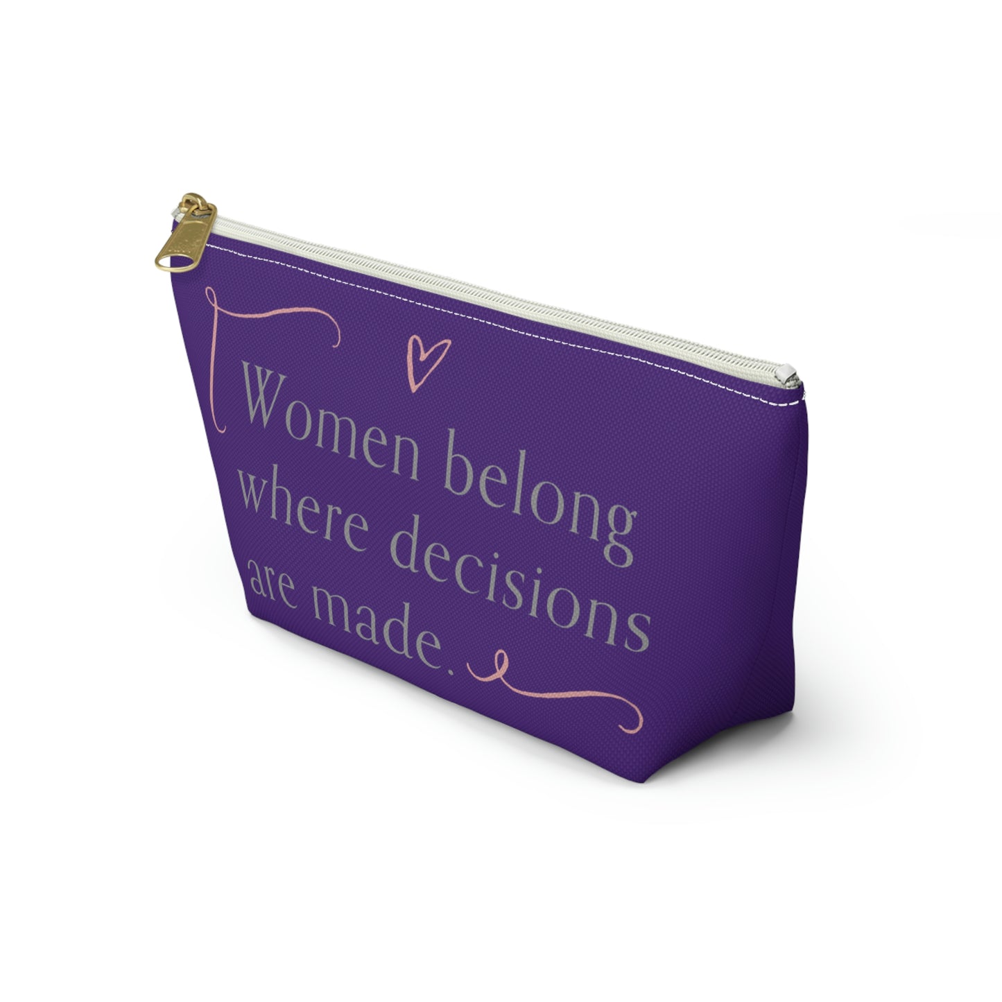 Accessory Purple Pouch w T-bottom