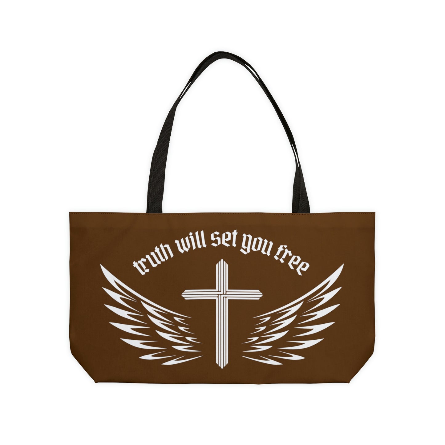 Truth Weekender Tote Bag (Brown)