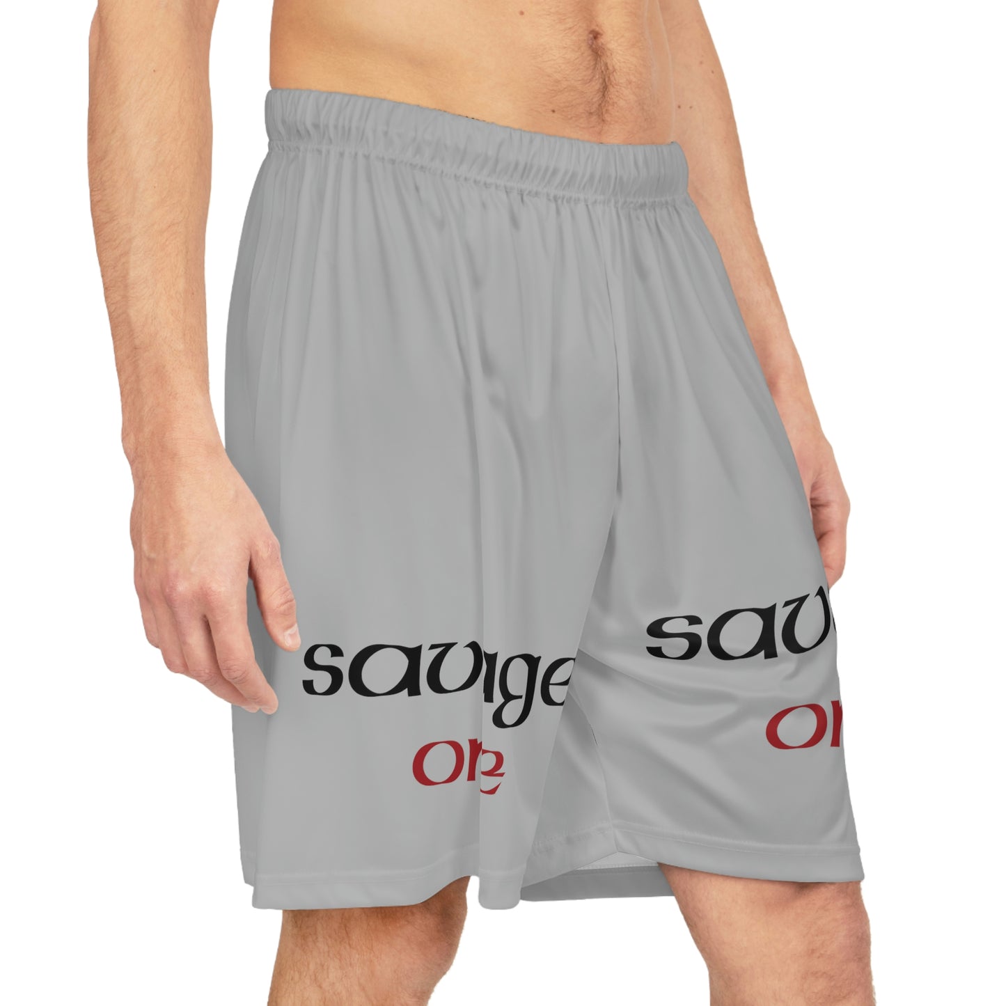 Savage ONE Basketball Shorts (Grey)