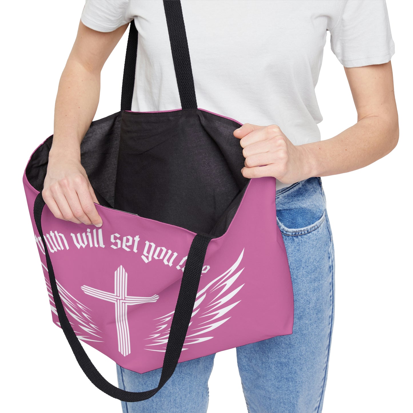 Truth Weekender Tote Bag (Purple)