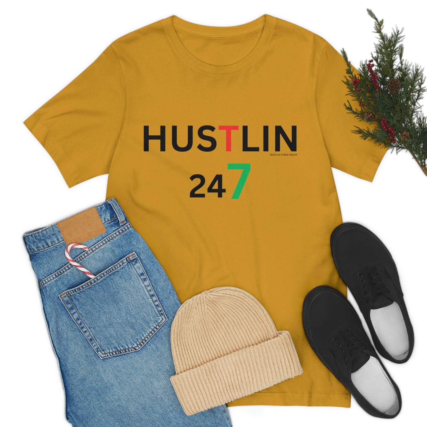 Unisex Hustlin Jersey Short Sleeve Tee