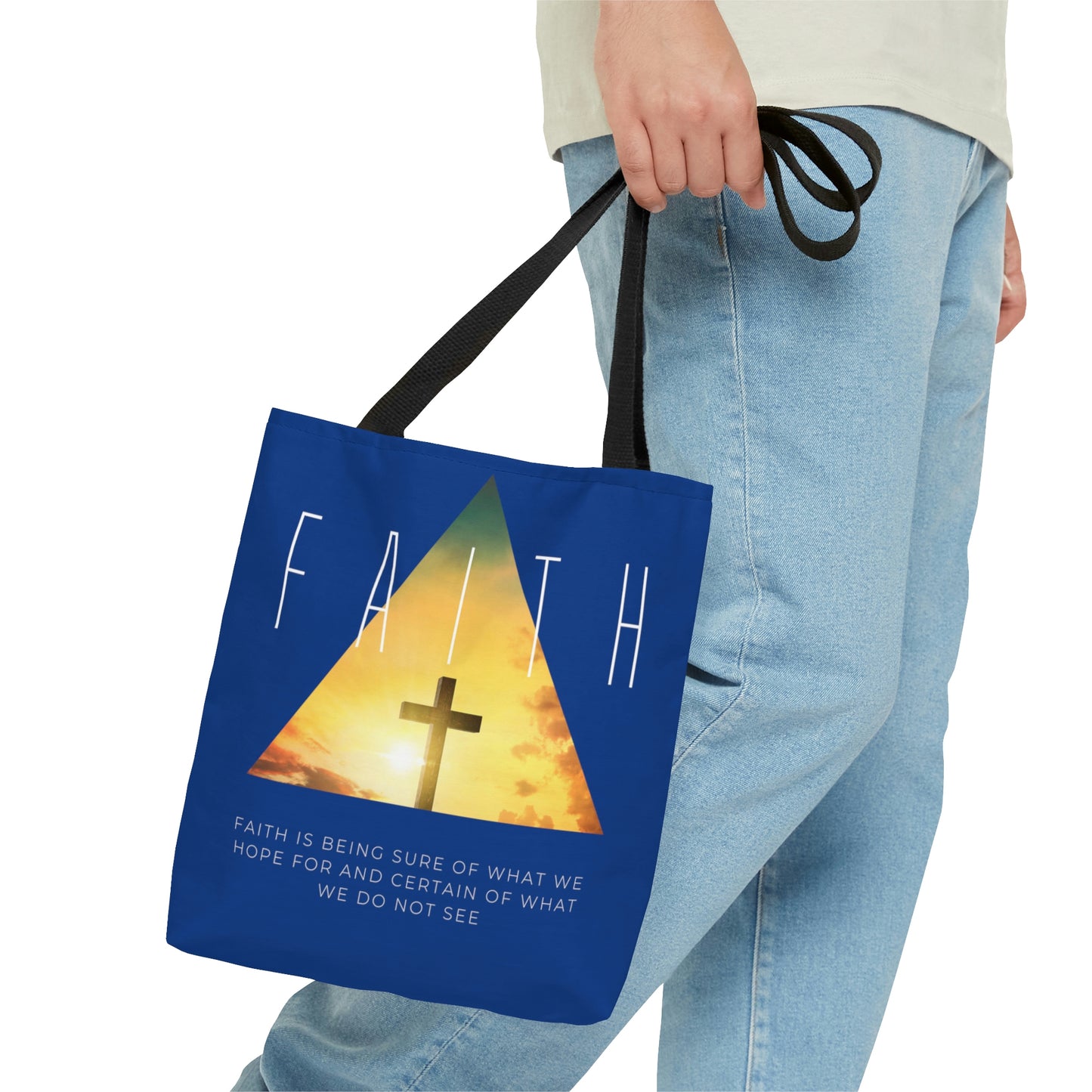 Faith Tote Bag (Blue)