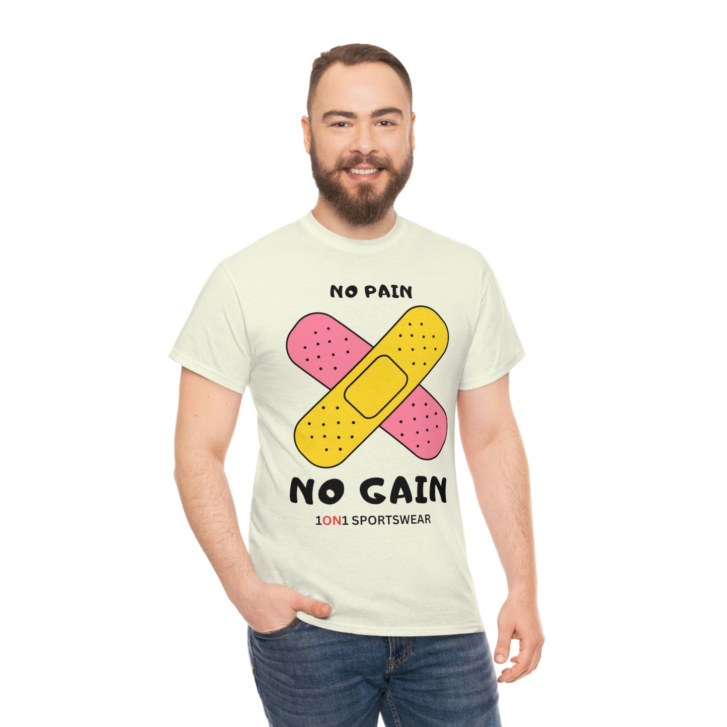 No Pain No Gain Heavy Cotton Tee