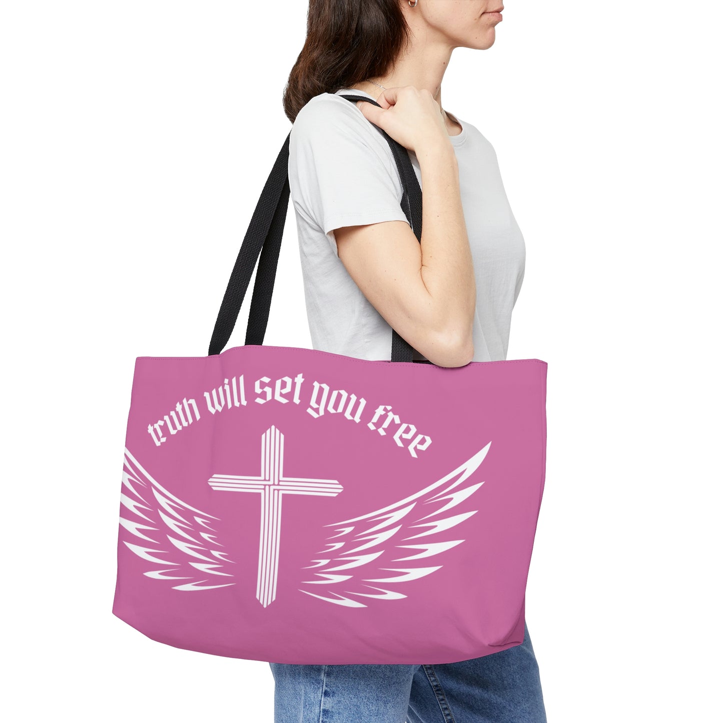 Truth Weekender Tote Bag (Purple)