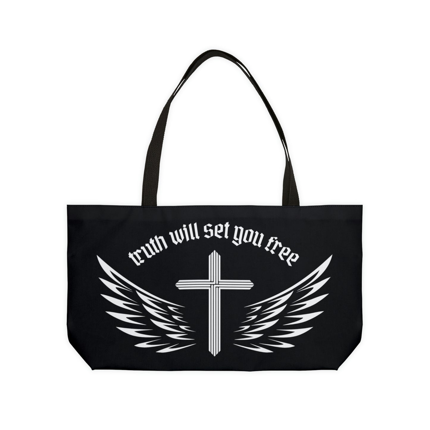 Truth Weekender Tote Bag (Black)