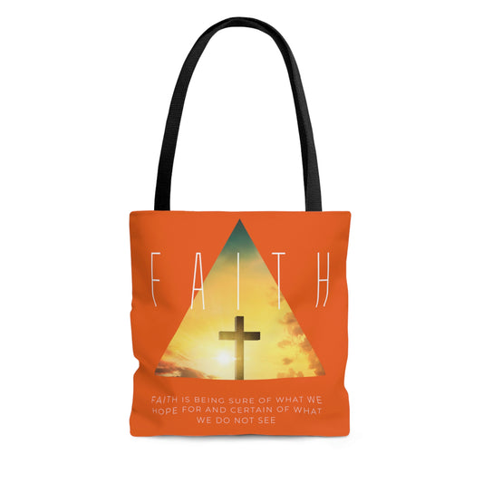 Faith Tote Bag (Orange)