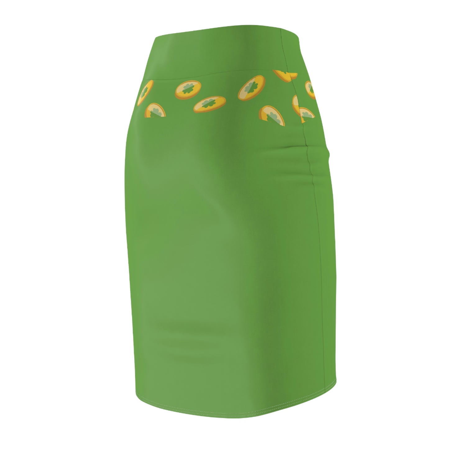 Women's Pencil Skirt (Green)